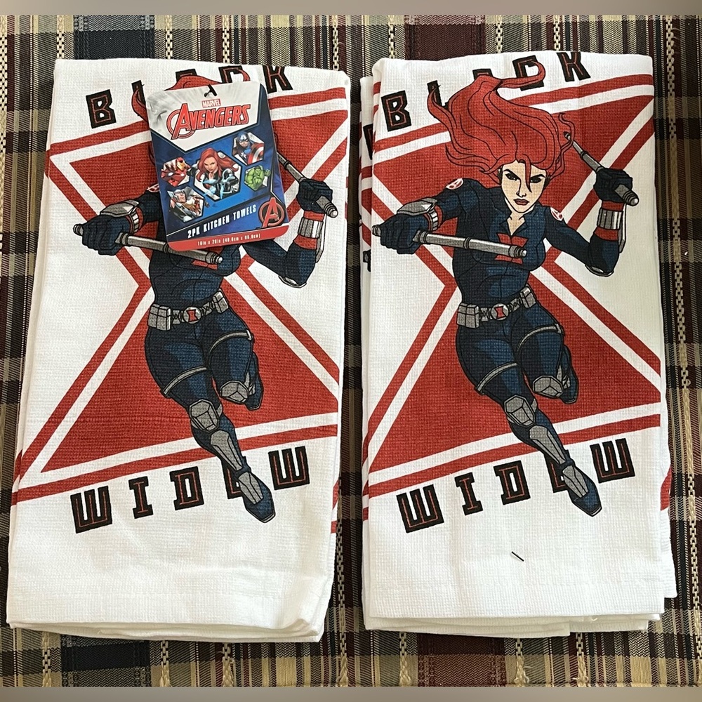 Marvel Avengers Black Widow Kitchen Towels